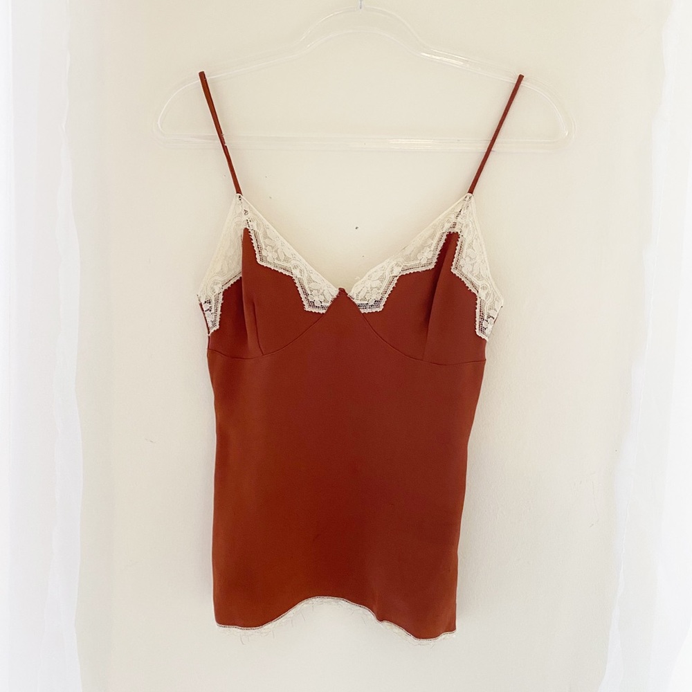 Dolce & Gabbana cami XS authentic with minor damage to lace